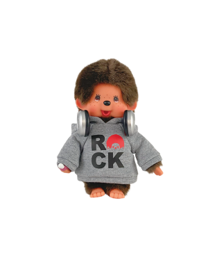 Rock Hoodie Boy with Headset