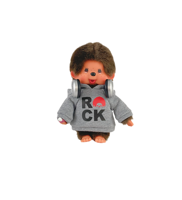 Rock Hoodie Boy with Headset
