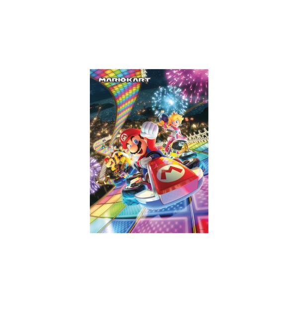 Rompecabezas Mario Kart Rainbow Road