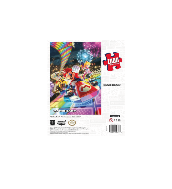 Rompecabezas Mario Kart Rainbow Road