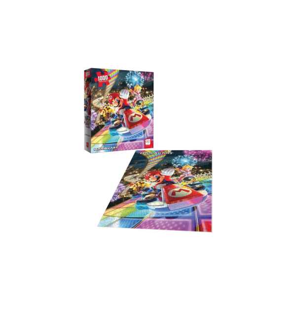 Rompecabezas Mario Kart Rainbow Road