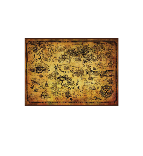 Rompecabezas Zelda Hyrule Map